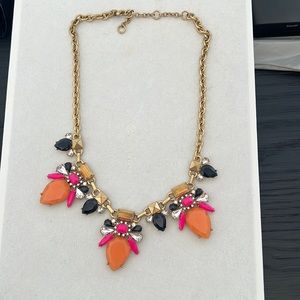 Colorful statement necklace